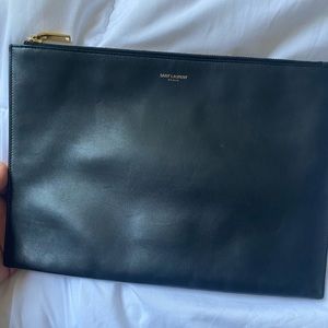 Saint Laurent clutch.